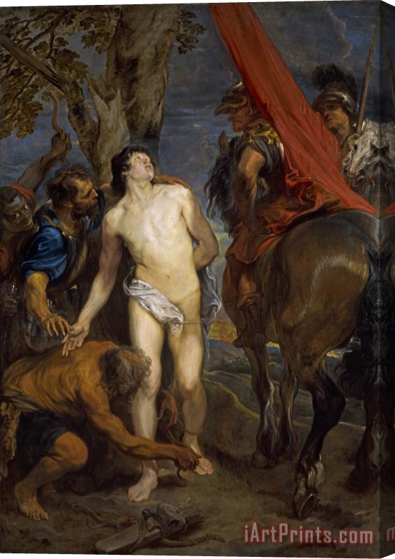 Anthony van Dyck Saint Sebastian Bound for Martyrdom Stretched Canvas Print / Canvas Art