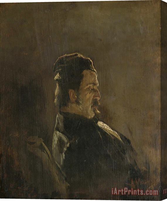 Anton Mauve Portrait of Pieter Frederik Van Os, Painter Stretched Canvas Print / Canvas Art