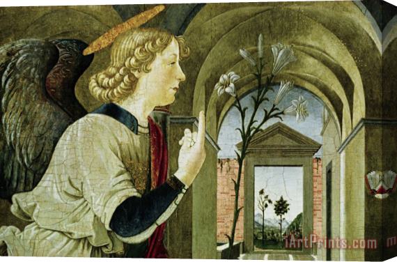Antoniazzo Romano Detail of The Archangel Gabriel From The Annunciation Stretched Canvas Painting / Canvas Art