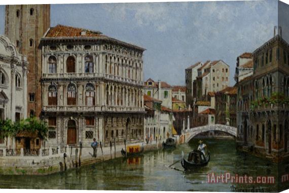 Antonietta Brandeis Piazza St Marco Venice Stretched Canvas Print / Canvas Art