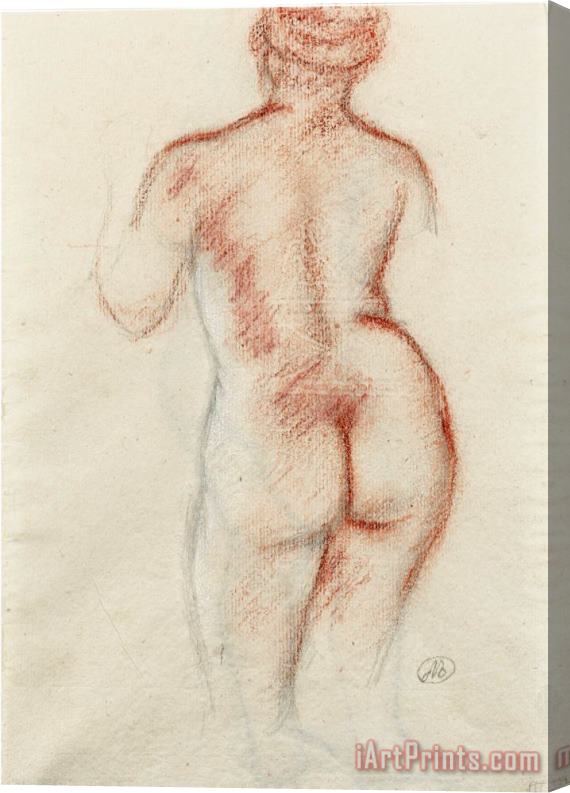 Aristide Maillol Dos De Jeune Femme (recto); Dos De Jeune Femme (verso) Stretched Canvas Painting / Canvas Art