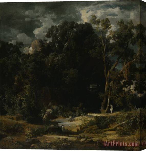 Arnold Bocklin Roman Landscape Stretched Canvas Painting / Canvas Art