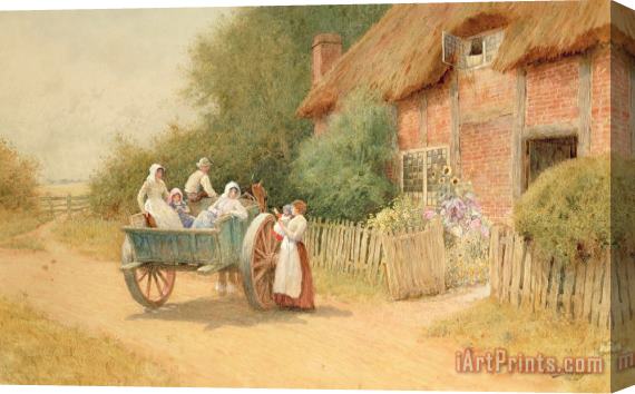 Arthur Claude Strachan Farewell Stretched Canvas Painting / Canvas Art