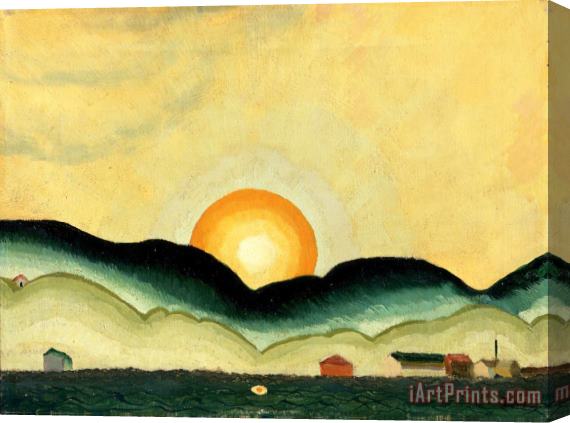 Arthur Garfield Dove Sunrise, Northport Harbor Stretched Canvas Print / Canvas Art