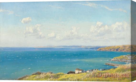 Arthur Hughes Mount's Bay C1899 Stretched Canvas Print / Canvas Art