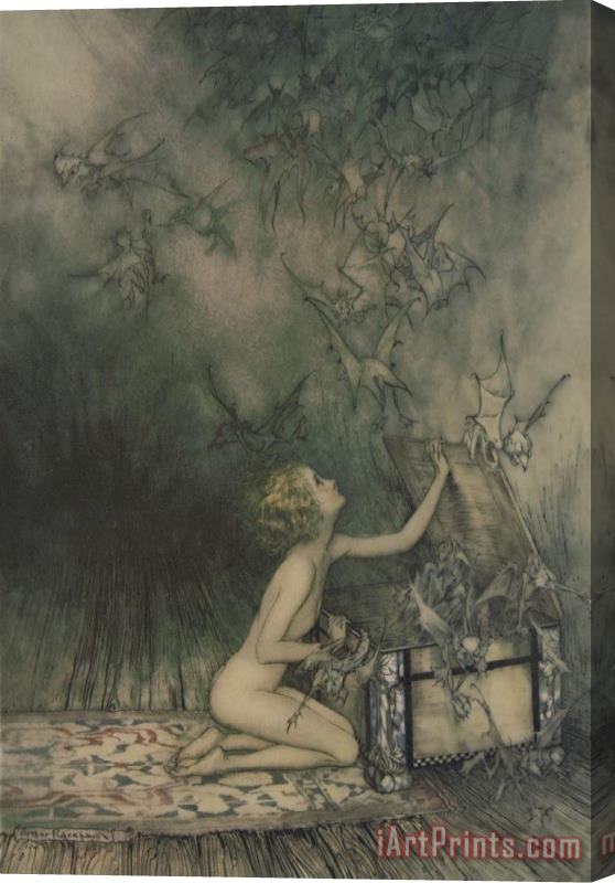 Arthur Rackham Illustration From A Wonder Book By Nathaniel Hawthorne Stretched Canvas Painting / Canvas Art