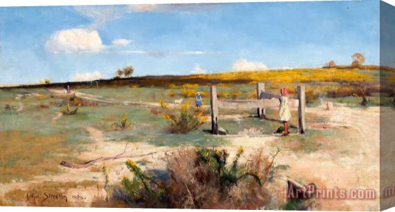 Arthur Streeton Early Summer Stretched Canvas Print / Canvas Art