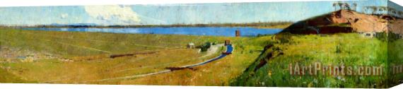 Arthur Streeton Prospect Reservoir Stretched Canvas Print / Canvas Art