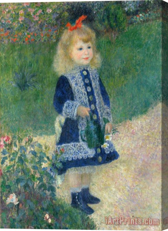 Auguste Renoir A Girl With A Watering Can Stretched Canvas Print / Canvas Art