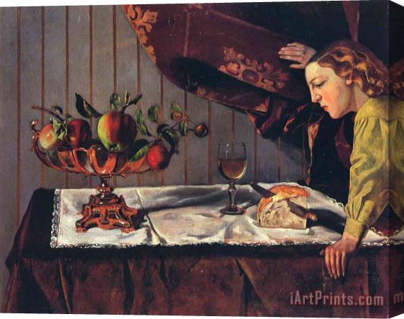 Balthasar Klossowski De Rola Balthus Still Life with a Figure 1942 Stretched Canvas Painting / Canvas Art