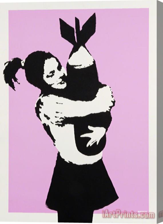 Banksy Bomb Love, 2004 Stretched Canvas Print / Canvas Art