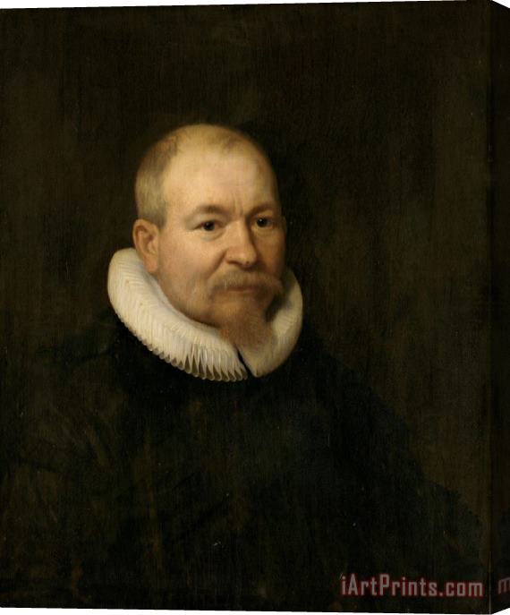 Bartholomeus Van Der Helst Portrait of Samuel Van Lansbergen, Remonstrant Minister in Rotterdam Stretched Canvas Print / Canvas Art