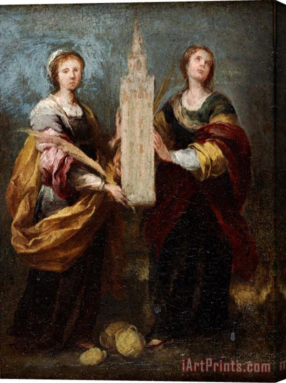 Bartolome Esteban Murillo St. Justa And St. Rufina Stretched Canvas Painting / Canvas Art