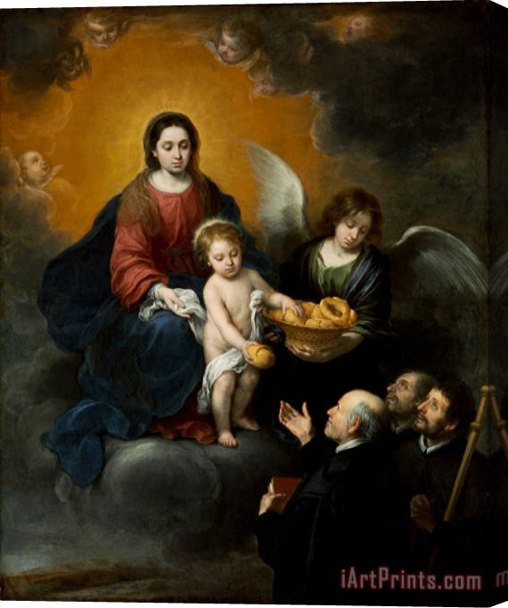 Bartolome Esteban Murillo The Infant Christ Distributing Bread to The Pilgrims Stretched Canvas Print / Canvas Art