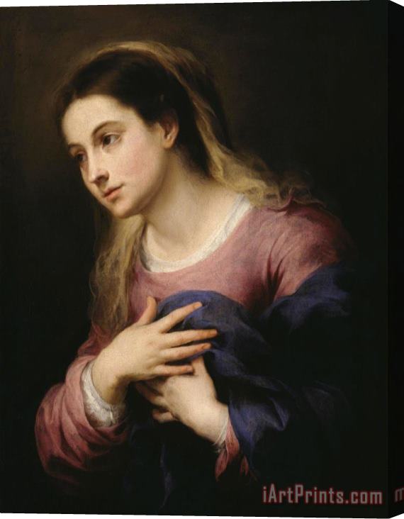 Bartolome Esteban Murillo The Virgin of The Annunciation Stretched Canvas Painting / Canvas Art
