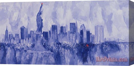 Bayo Iribhogbe NYC Stretched Canvas Painting / Canvas Art