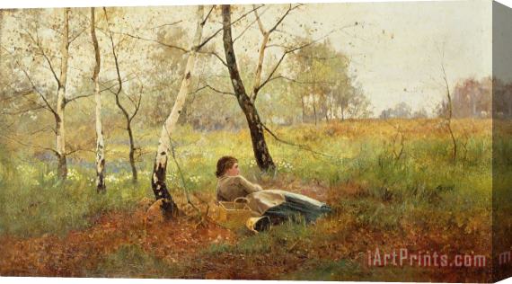 Benjamin Sigmund Resting Stretched Canvas Print / Canvas Art