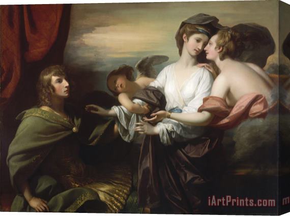 Benjamin West Helen Brought to Paris Stretched Canvas Painting / Canvas Art