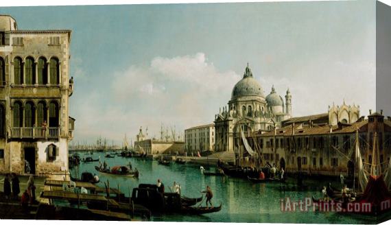 Bernardo Bellotto View of The Grand Canal And The Dogana Stretched Canvas Print / Canvas Art