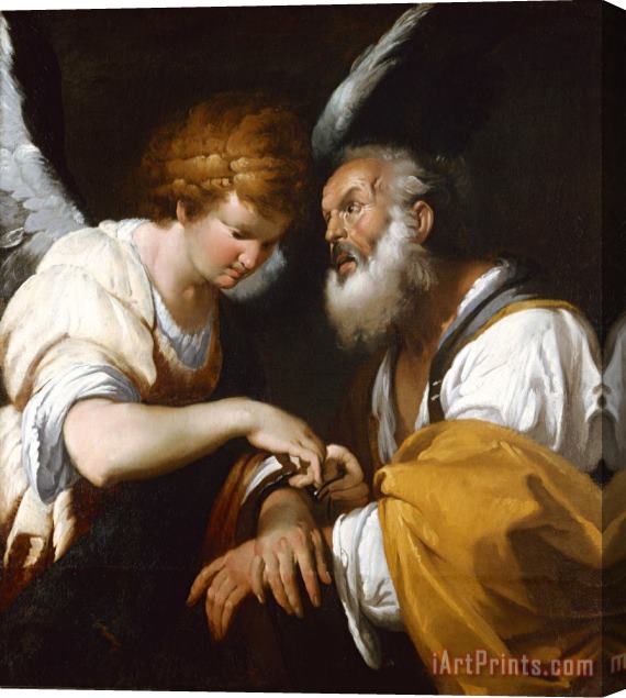 Bernardo Strozzi The Release of St Peter Stretched Canvas Print / Canvas Art