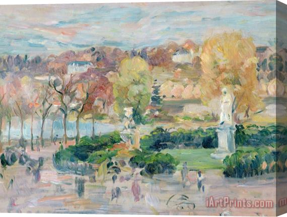 Berthe Morisot Landscape in Tours Stretched Canvas Print / Canvas Art