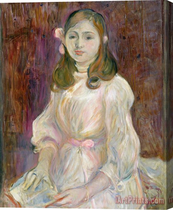 Berthe Morisot Portrait of Julie Manet Stretched Canvas Painting / Canvas Art