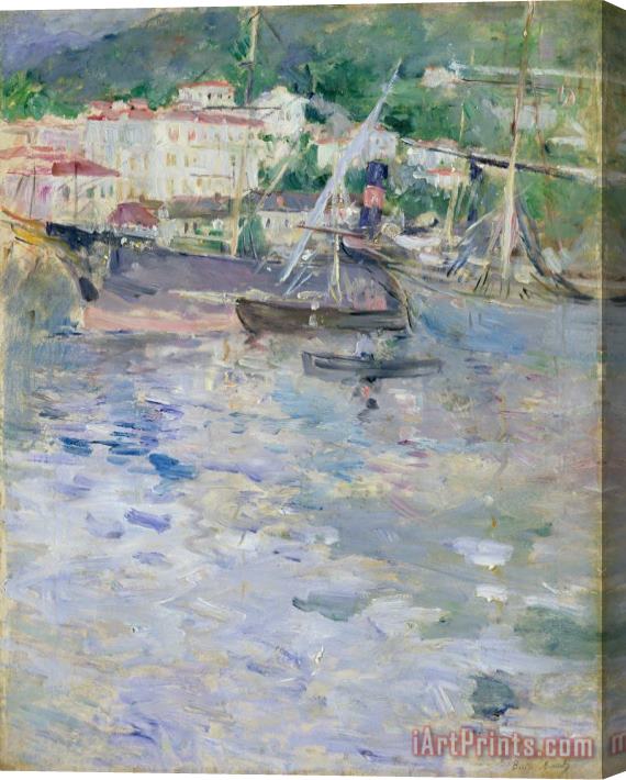 Berthe Morisot The Port at Nice Stretched Canvas Print / Canvas Art