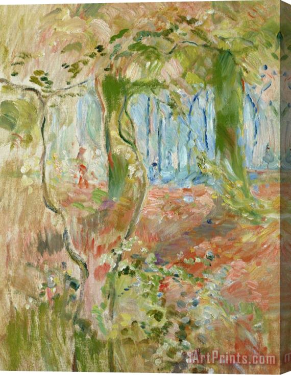 Berthe Morisot Undergrowth In Autumn Stretched Canvas Painting / Canvas Art