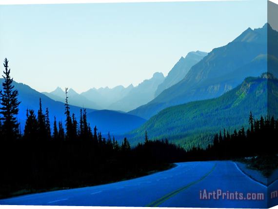 Blair Wainman Banff Jasper Blue Stretched Canvas Painting / Canvas Art