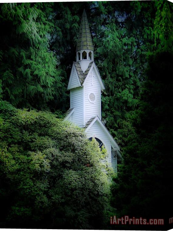 Blair Wainman Chapel in the Woods Stretched Canvas Print / Canvas Art