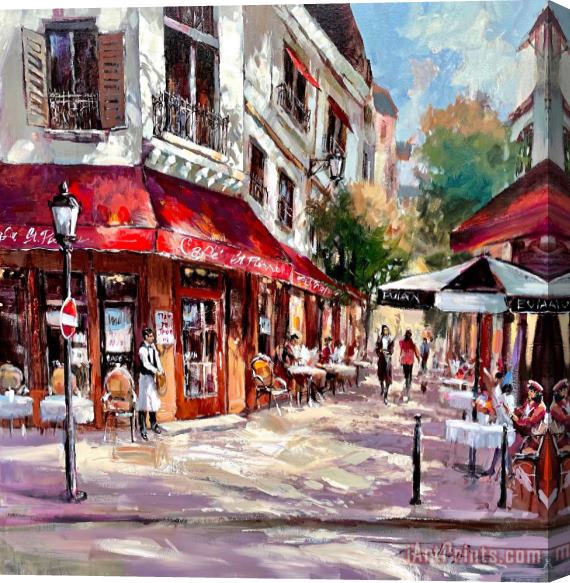 Brent Heighton Cafe Au Lait Stretched Canvas Painting / Canvas Art
