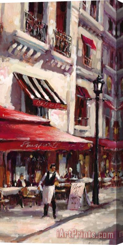brent heighton Cafe Marseille Stretched Canvas Painting / Canvas Art