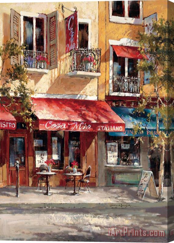 brent heighton Casa Mia Italiano Stretched Canvas Painting / Canvas Art