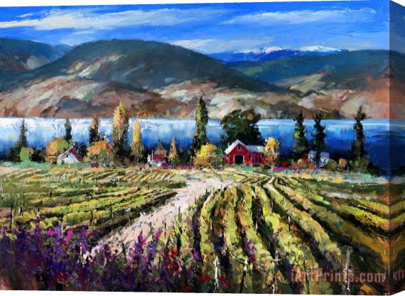 Brent Heighton East Bench Vista Stretched Canvas Print / Canvas Art