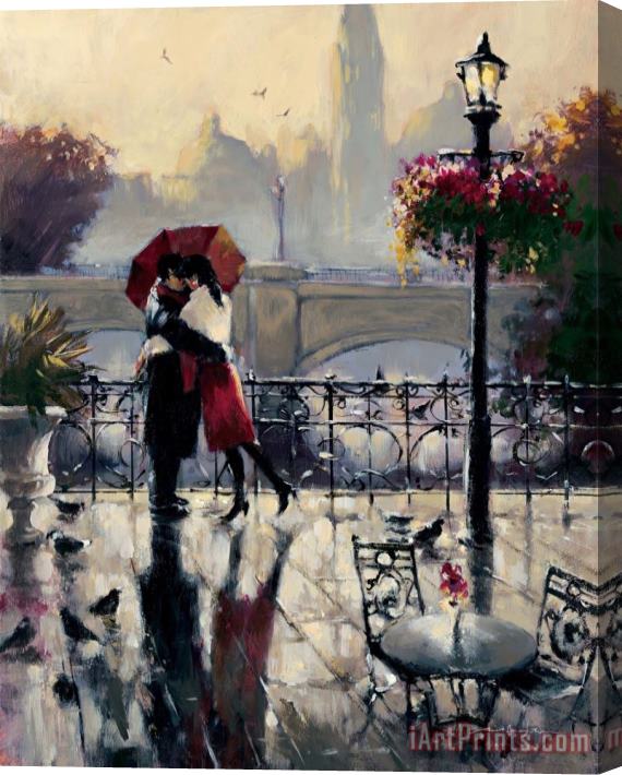 brent heighton Romantic Embrace Stretched Canvas Painting / Canvas Art