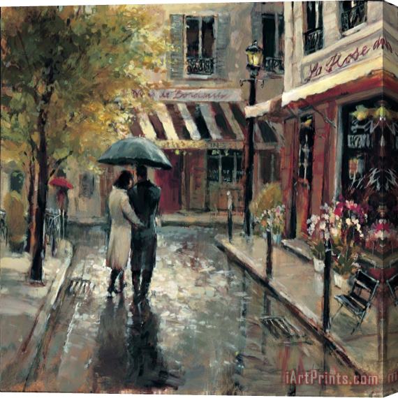 brent heighton Romantic Stroll Stretched Canvas Print / Canvas Art