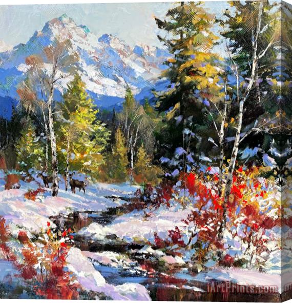 Brent Heighton Tamarack Creek Stretched Canvas Print / Canvas Art