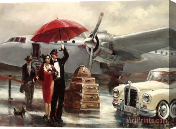 brent heighton Transcontinental Flight Stretched Canvas Painting / Canvas Art