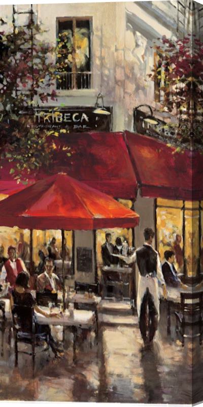 brent heighton Tribeca Bar Stretched Canvas Painting / Canvas Art