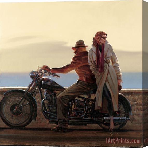 brent lynch Coastal Ride Stretched Canvas Painting / Canvas Art