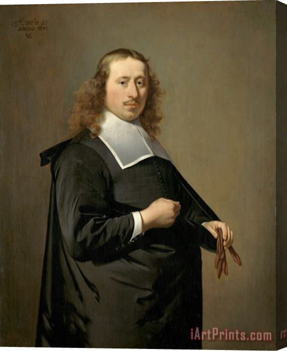 Caesar Boetius van Everdingen Portrait of Willem Jacobsz Baert, Burgomaster of Alkmaar And Amsterdam Stretched Canvas Painting / Canvas Art