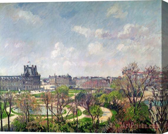 Camille Pissarro The Garden of the Tuileries Stretched Canvas Print / Canvas Art