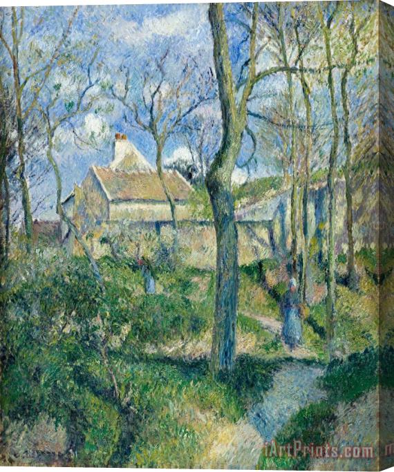 Camille Pissarro The Path to Les Pouilleux, Pontoise Stretched Canvas Print / Canvas Art