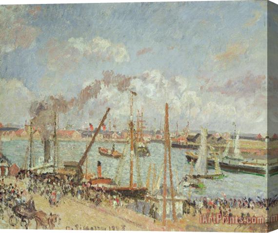 Camille Pissarro The Port of Le Havre in the Afternoon Sun Stretched Canvas Painting / Canvas Art