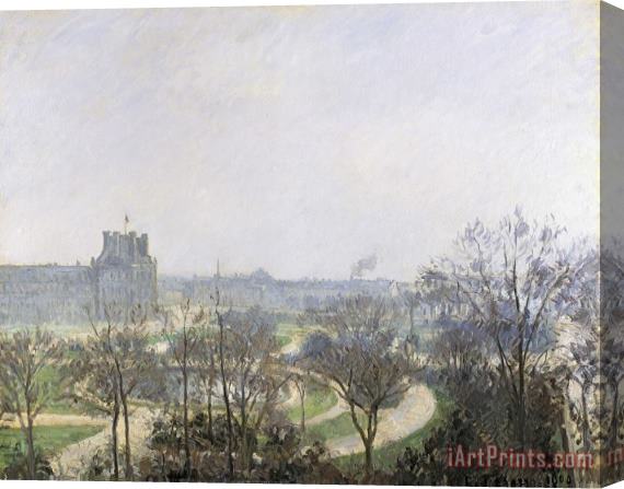 Camille Pissarro Tuileries Gardens Stretched Canvas Painting / Canvas Art