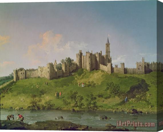 Canaletto Alnwick Castle Stretched Canvas Painting / Canvas Art