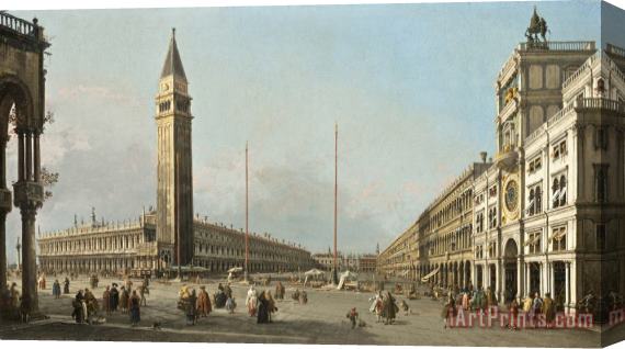 Canaletto Piazza San Marco Looking South And West Stretched Canvas Print / Canvas Art
