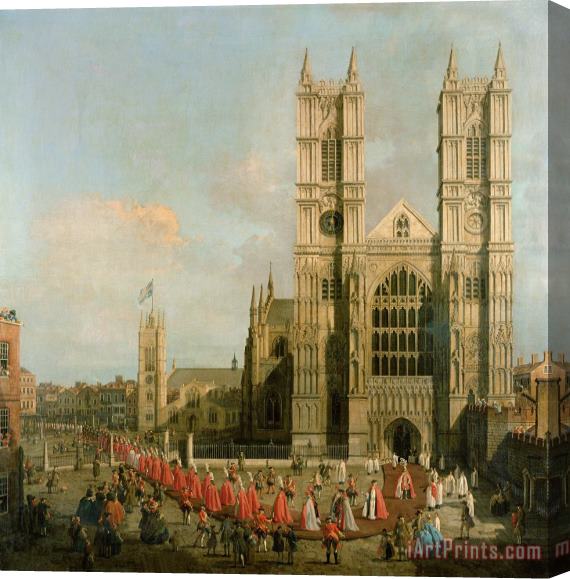 Canaletto Procession of the Knights of the Bath Stretched Canvas Painting / Canvas Art