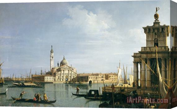 Canaletto The Island Of San Giorgio Maggiore Stretched Canvas Painting / Canvas Art