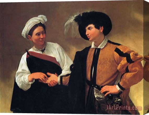 Caravaggio Fortune Teller Stretched Canvas Painting / Canvas Art